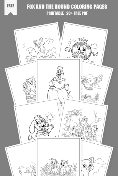 Coloring Pages PDF Pack Cover