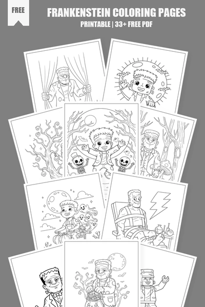 Coloring Pages PDF Pack Cover