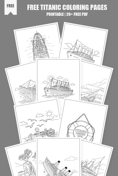 Coloring Pages PDF Pack Cover