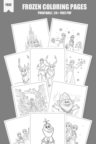 Coloring Pages PDF Pack Cover