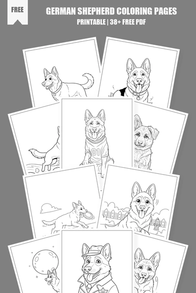 Coloring Pages PDF Pack Cover