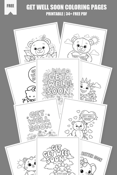 Coloring Pages PDF Pack Cover