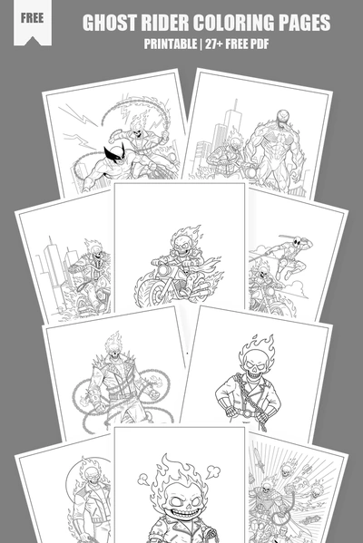 Coloring Pages PDF Pack Cover