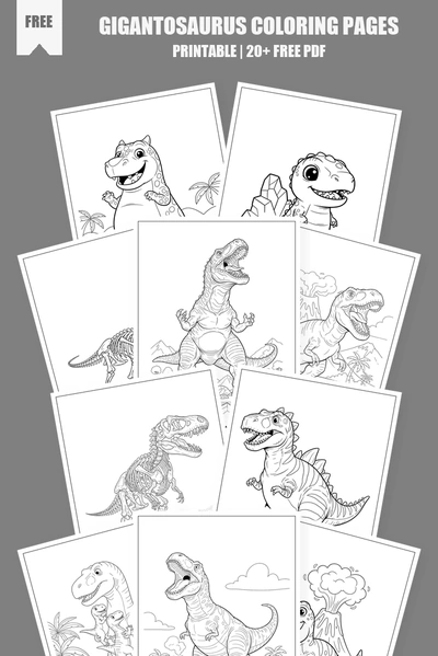 Coloring Pages PDF Pack Cover