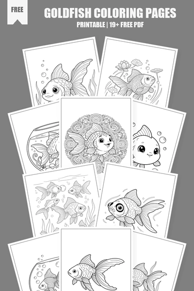 Coloring Pages PDF Pack Cover