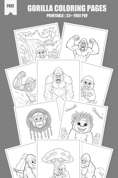 Coloring Pages PDF Pack Cover