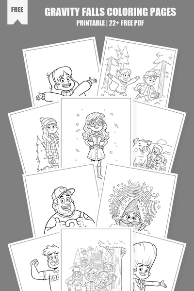 Coloring Pages PDF Pack Cover