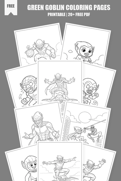 Coloring Pages PDF Pack Cover