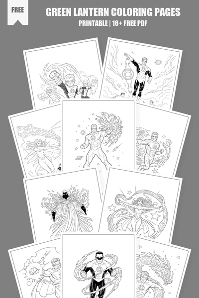 Coloring Pages PDF Pack Cover