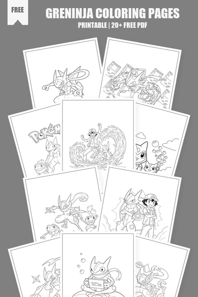 Coloring Pages PDF Pack Cover