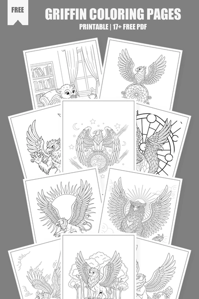 Coloring Pages PDF Pack Cover