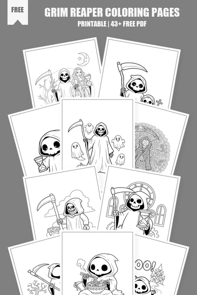 Coloring Pages PDF Pack Cover