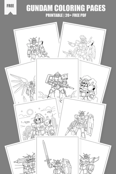 Coloring Pages PDF Pack Cover