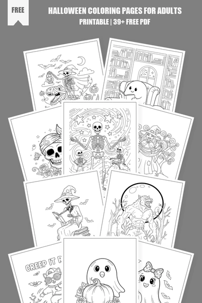 Coloring Pages PDF Pack Cover