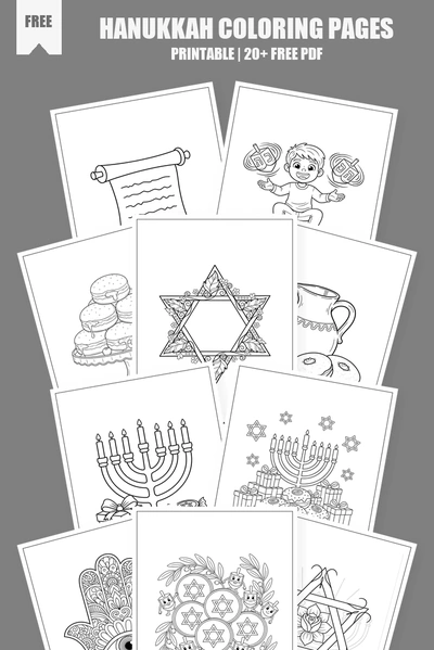 Coloring Pages PDF Pack Cover