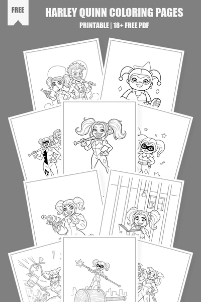 Coloring Pages PDF Pack Cover