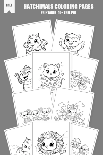 Coloring Pages PDF Pack Cover
