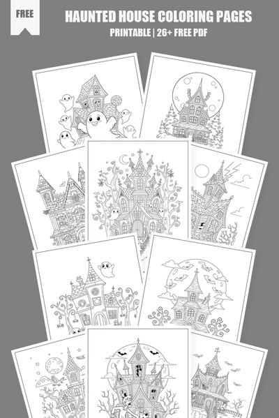 Coloring Pages PDF Pack Cover
