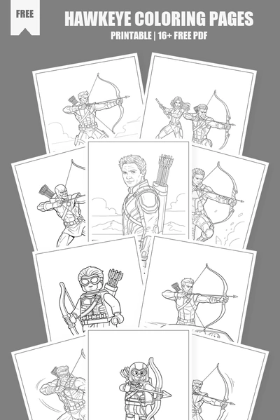 Coloring Pages PDF Pack Cover