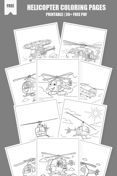 Coloring Pages PDF Pack Cover