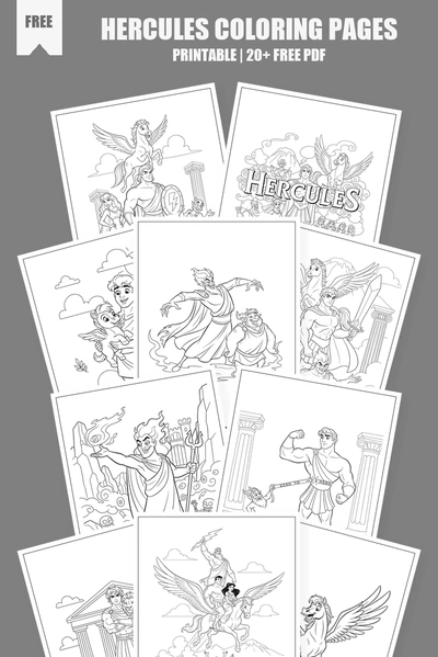 Coloring Pages PDF Pack Cover