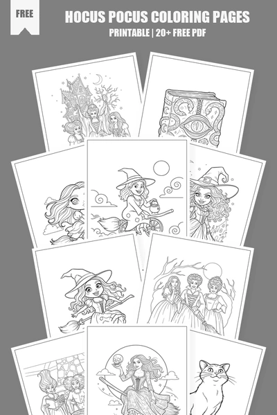 Coloring Pages PDF Pack Cover