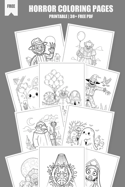 Coloring Pages PDF Pack Cover