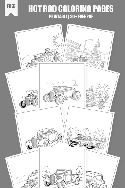 Coloring Pages PDF Pack Cover