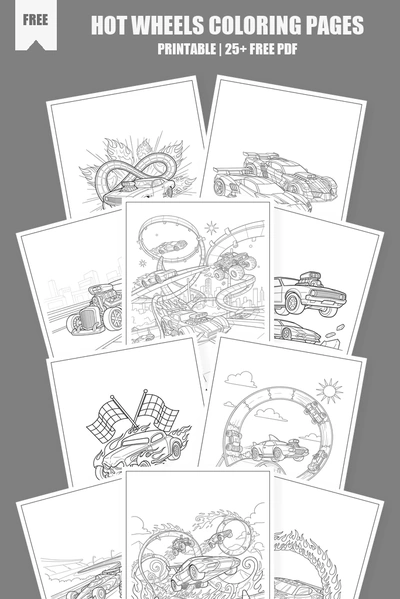 Coloring Pages PDF Pack Cover