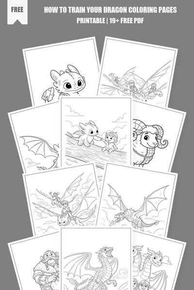Coloring Pages PDF Pack Cover
