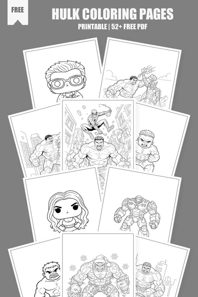 Coloring Pages PDF Pack Cover