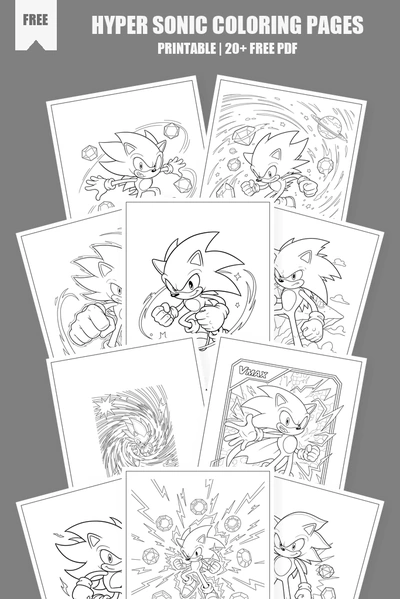 Coloring Pages PDF Pack Cover