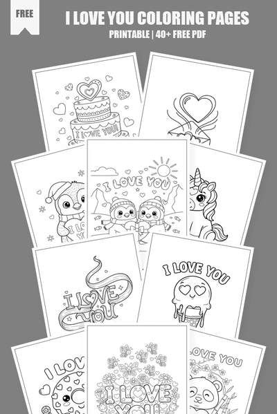 Coloring Pages PDF Pack Cover