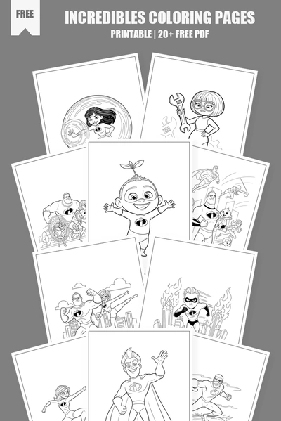 Coloring Pages PDF Pack Cover