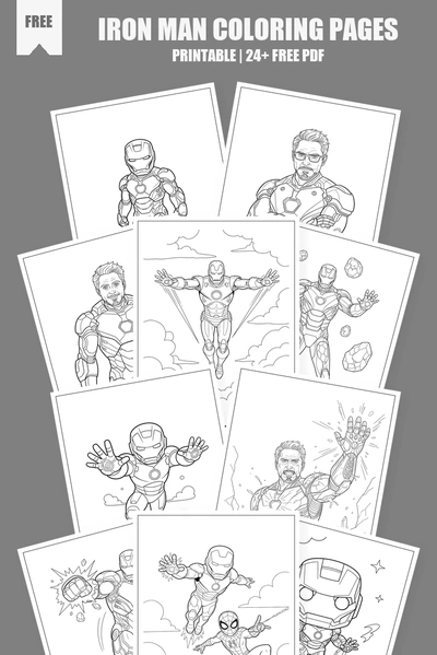 Coloring Pages PDF Pack Cover