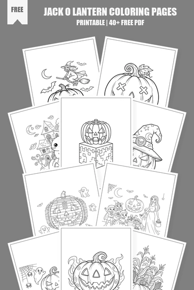 Coloring Pages PDF Pack Cover
