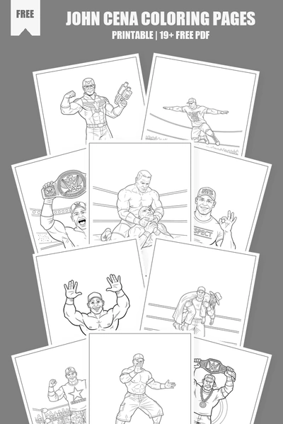 Coloring Pages PDF Pack Cover