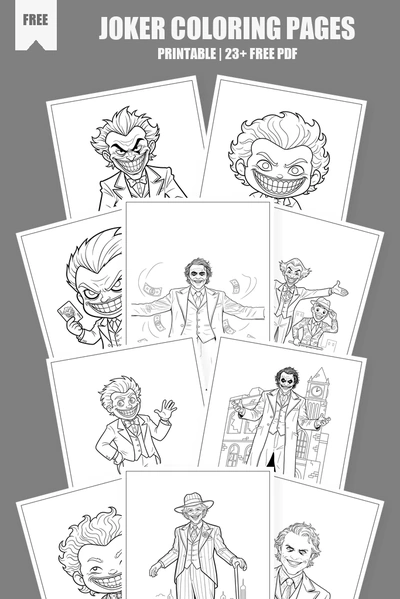 Coloring Pages PDF Pack Cover