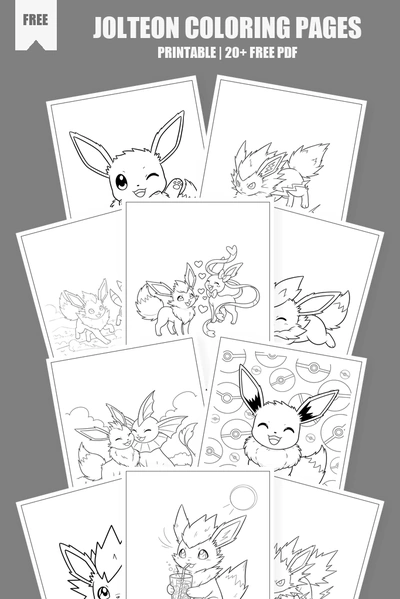 Coloring Pages PDF Pack Cover