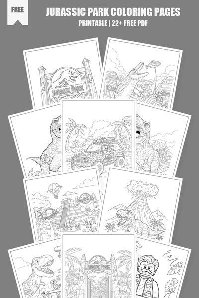 Coloring Pages PDF Pack Cover