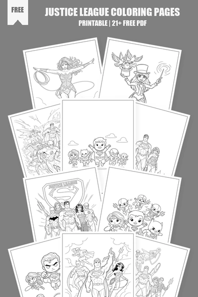 Coloring Pages PDF Pack Cover