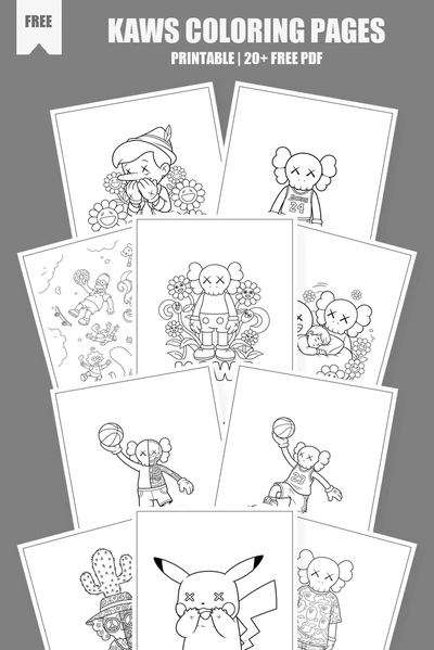 Coloring Pages PDF Pack Cover