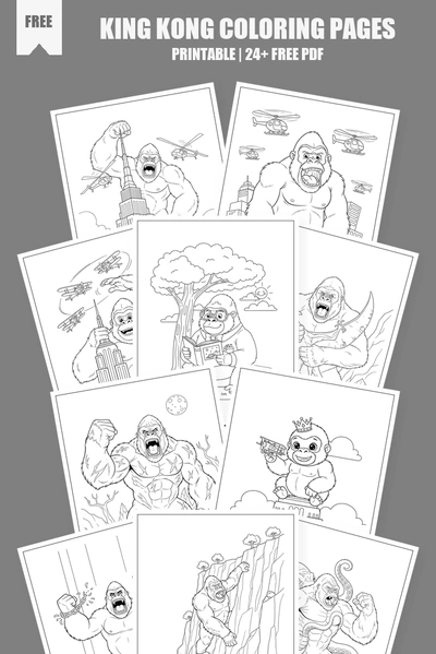 Coloring Pages PDF Pack Cover