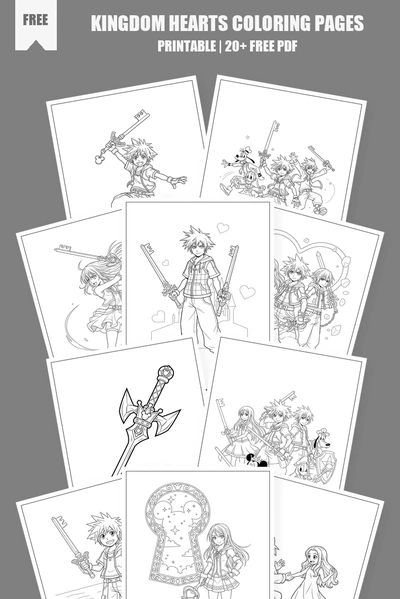 Coloring Pages PDF Pack Cover