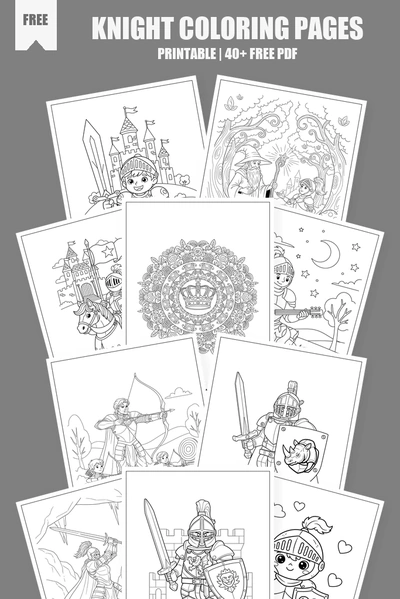 Coloring Pages PDF Pack Cover