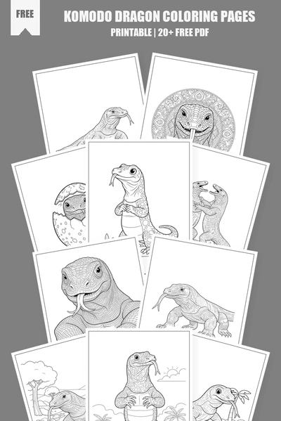 Coloring Pages PDF Pack Cover
