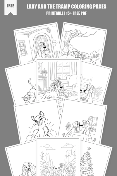 Coloring Pages PDF Pack Cover