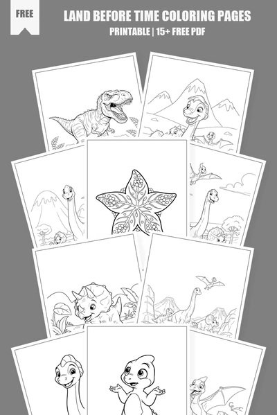 Coloring Pages PDF Pack Cover