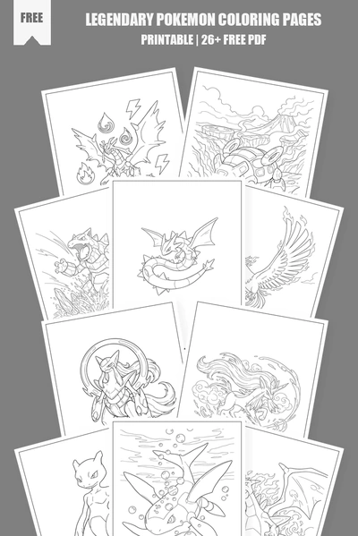 Coloring Pages PDF Pack Cover