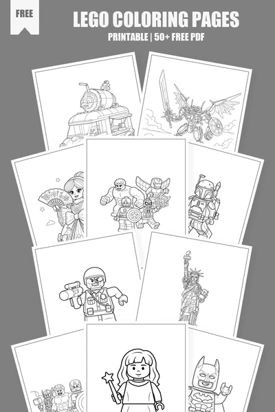 Coloring Pages PDF Pack Cover